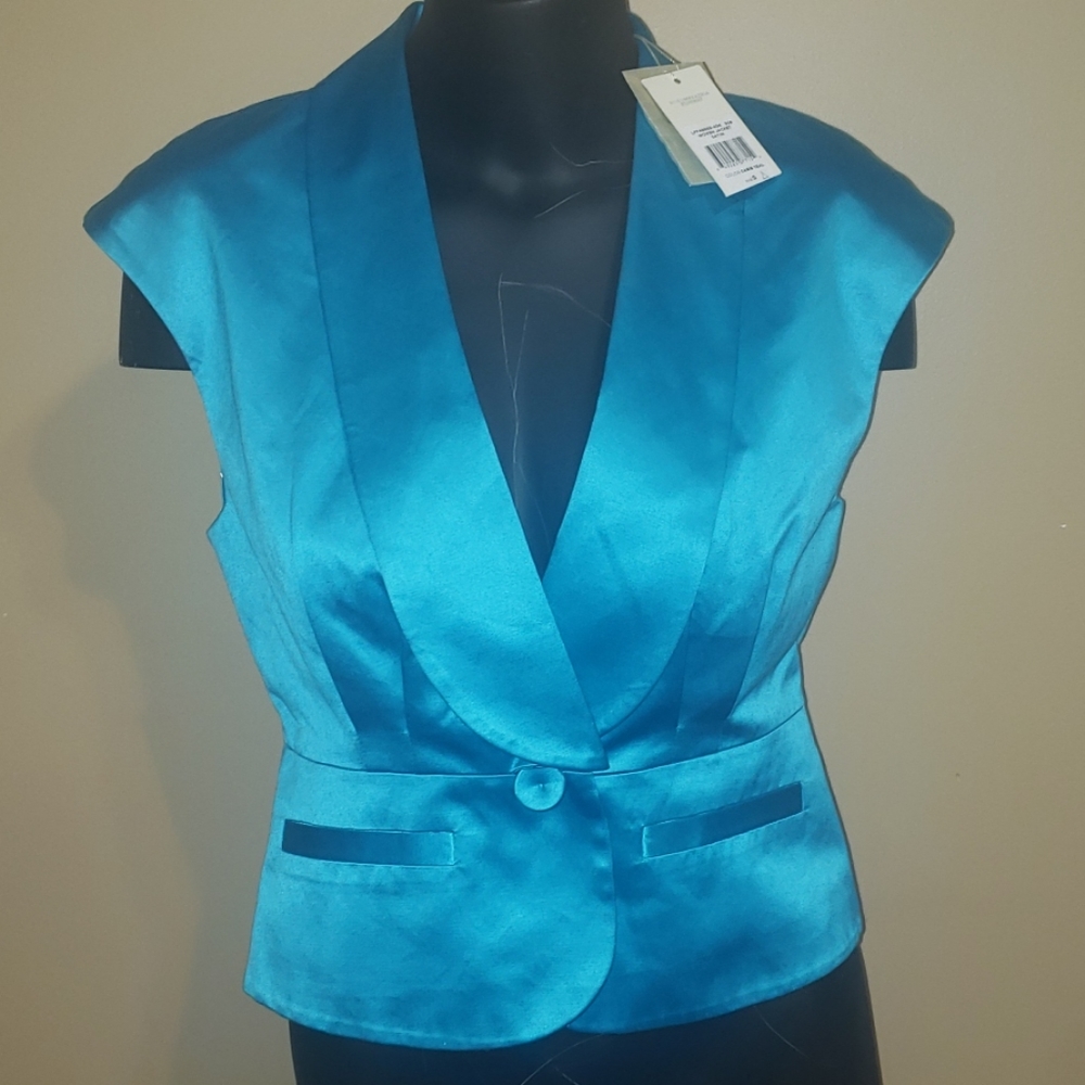 BCBGMAXAZRIA Runway Satin Jacket